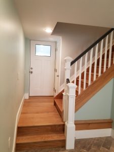 interior painting stairway