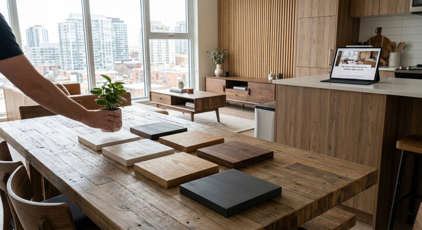 Top Wood Stain Trends for Modern Apartments