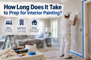 How Long Does It Take to Prep for Interior Painting?